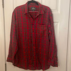 WOOLRICH lightweight flannel shirt.
